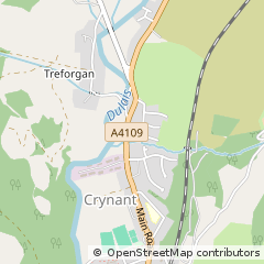 Map of Crynant, Neath Portalbot