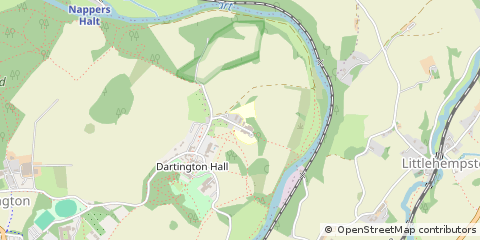 Map of Totnes, Devon