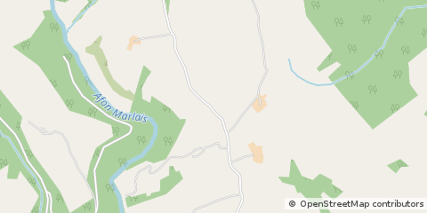 Map of Llandeilo, Carmarthenshire