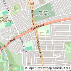 Map of Newcastle Upon Tyne