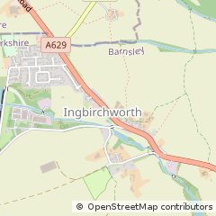 Map of Sheffield, South Yorkshire