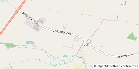 Map of Leicester, Leicestershire