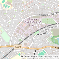 Map of Nottingham, Nottinghamshire