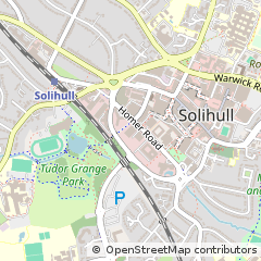 Map of Solihull