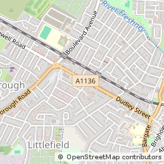 Map of Grimsby, N E Lincolnshire