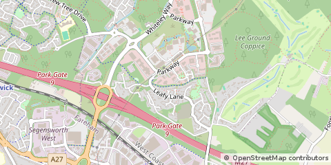 Map of Fareham