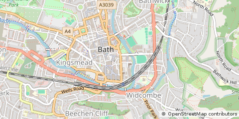Map of Bath