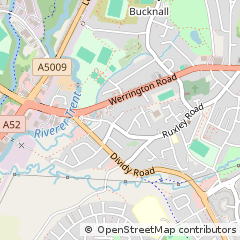 Map of Stoke-on-Trent