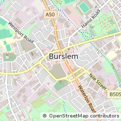 Map of Stoke-on-Trent
