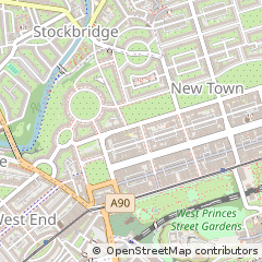 Map of Edinburgh, Midlothian