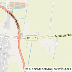 Map of Spalding, Lincolnshire