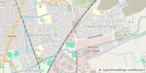 Map of Weston Super Mare, North Somerset