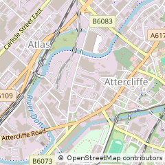 Map of Sheffield