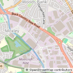 Map of Wednesbury, West Midlands