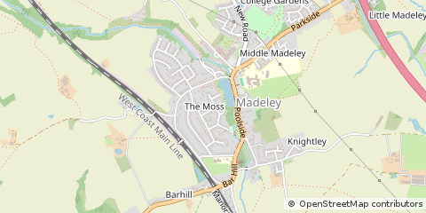 Map of Crewe
