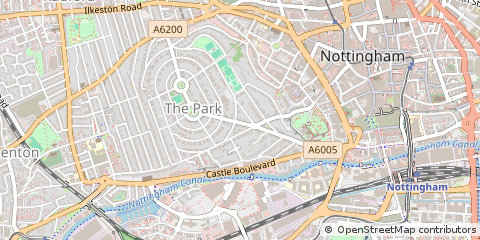 Map of Nottingham