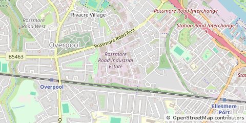 Map of Ellesmere Port, Cheshire