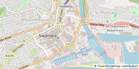Map of West Glamorgan
