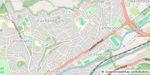 Map of Bath
