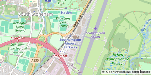 Map of Southampton, Hampshire