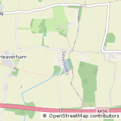 Map of Kemsing, Kent