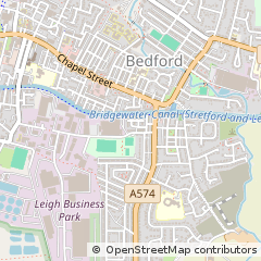 Map of Leigh, Lancashire