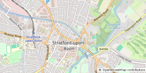 Map of Stratford-Upon-Avon