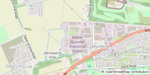 Map of Dundee