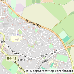 Map of Thame, Oxfordshire