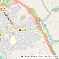 Map of High Peak, Derbyshire