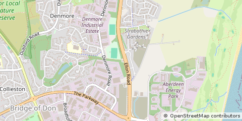 Map of Aberdeen