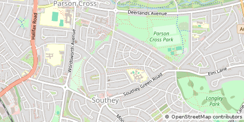 Map of Sheffield