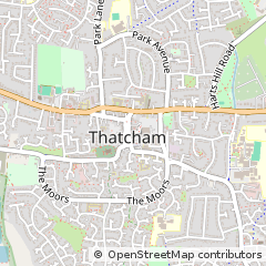 Map of Thatcham, Berkshire