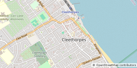 Map of Cleethorpes, Lincolnshire
