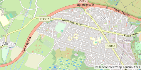 Map of Poole, Dorset
