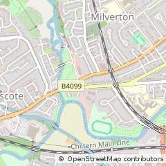 Map of Leamington SPA, Warwickshire