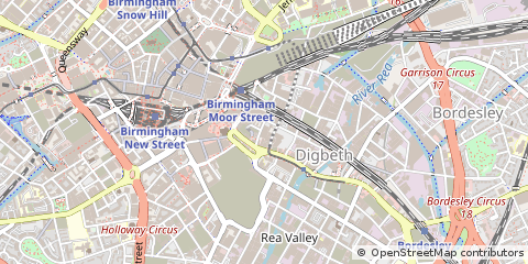 Map of Birmingham
