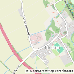 Map of Ickleton, Cambridgeshire
