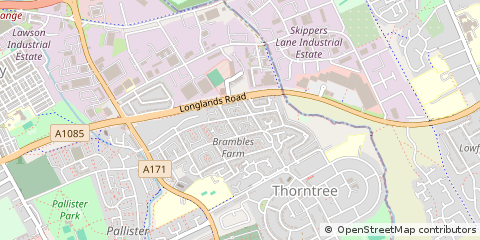 Map of Middlesbrough