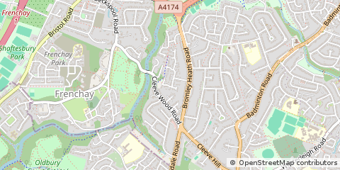Map of Bristol, South Gloucestershire