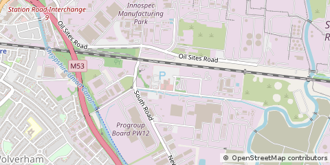 Map of Ellesmere Port, Cheshire