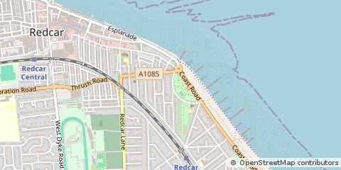 Map of Redcar
