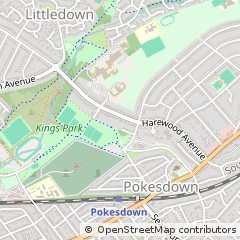 Map of Bournemouth, Dorset