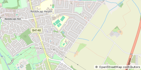 Map of Sutton Coldfield, West Midlands