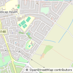 Map of Sutton Coldfield, West Midlands