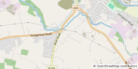 Map of Dungannon, County Tyrone