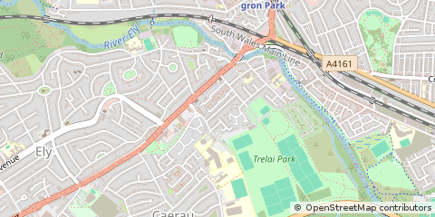 Map of Cardiff