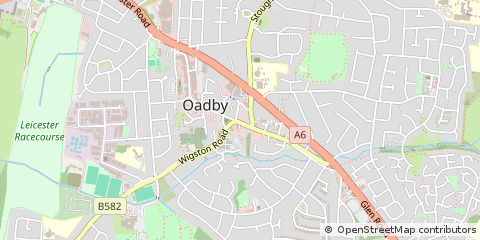 Map of Leicester