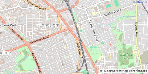 Map of Manchester