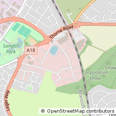 Map of Doncaster, South Yorkshire